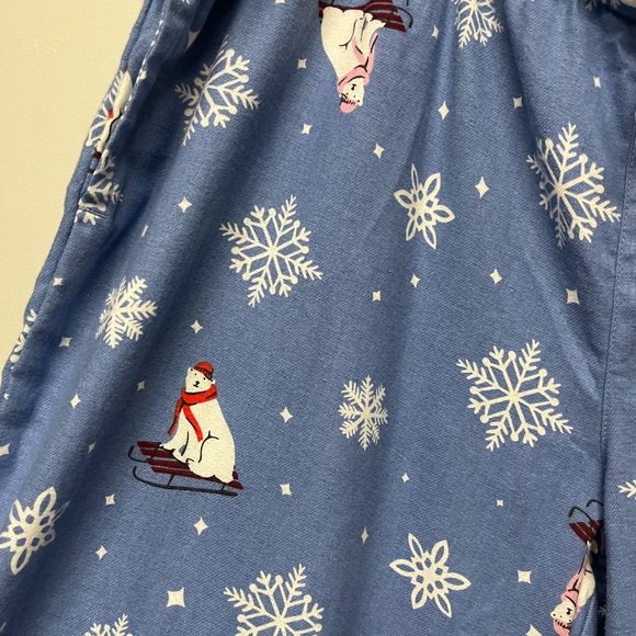 Old Navy Polar Bear and Snowflake Pajama Pants XL - Picture 5 of 5